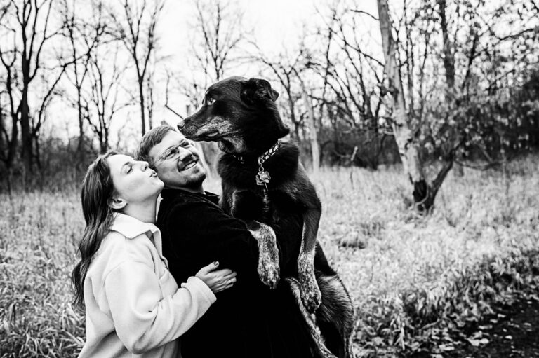 Dog Engagement Pictures | Toledo Engagement Photography