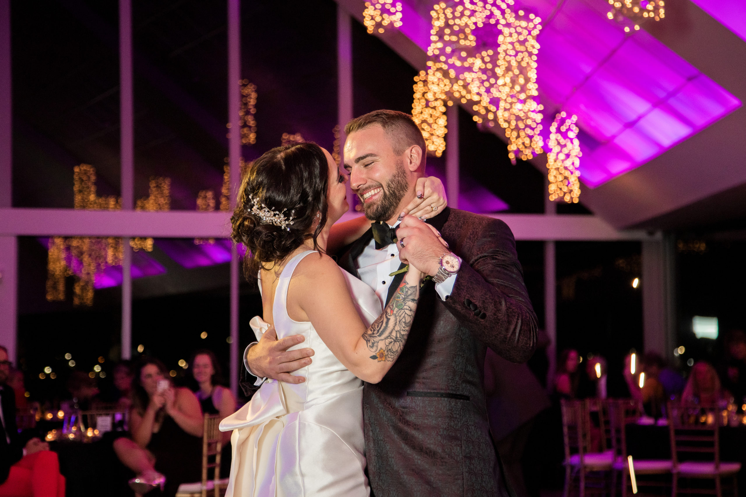 first dance at detroit roostertail wedding