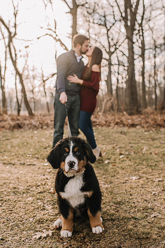 engagement-session-with-puppy-at-wildwood-park