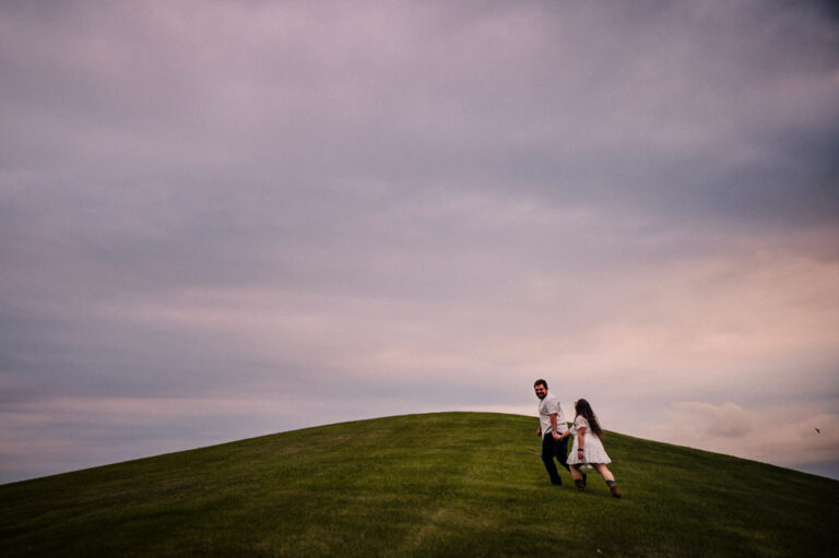 Fun Summer Engagement Session at Heban’s Field of Dreams